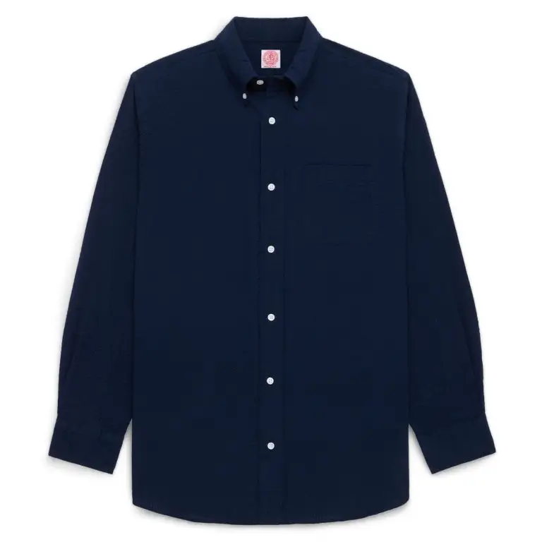 Seersucker sport shirt