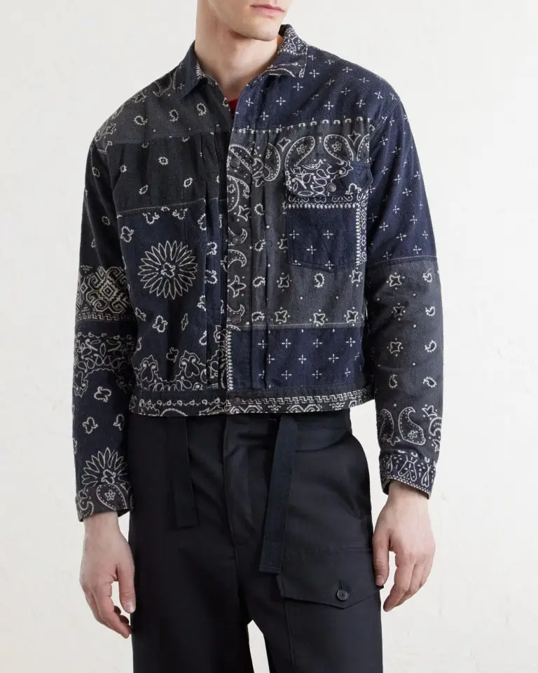 KAPITAL - Reversible Bandana-Print Cotton-Flannel Jacket - Men - Black - 4