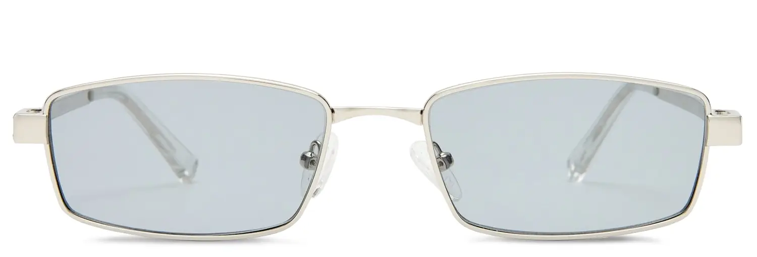 Lespecs bizaro silver sunglasses