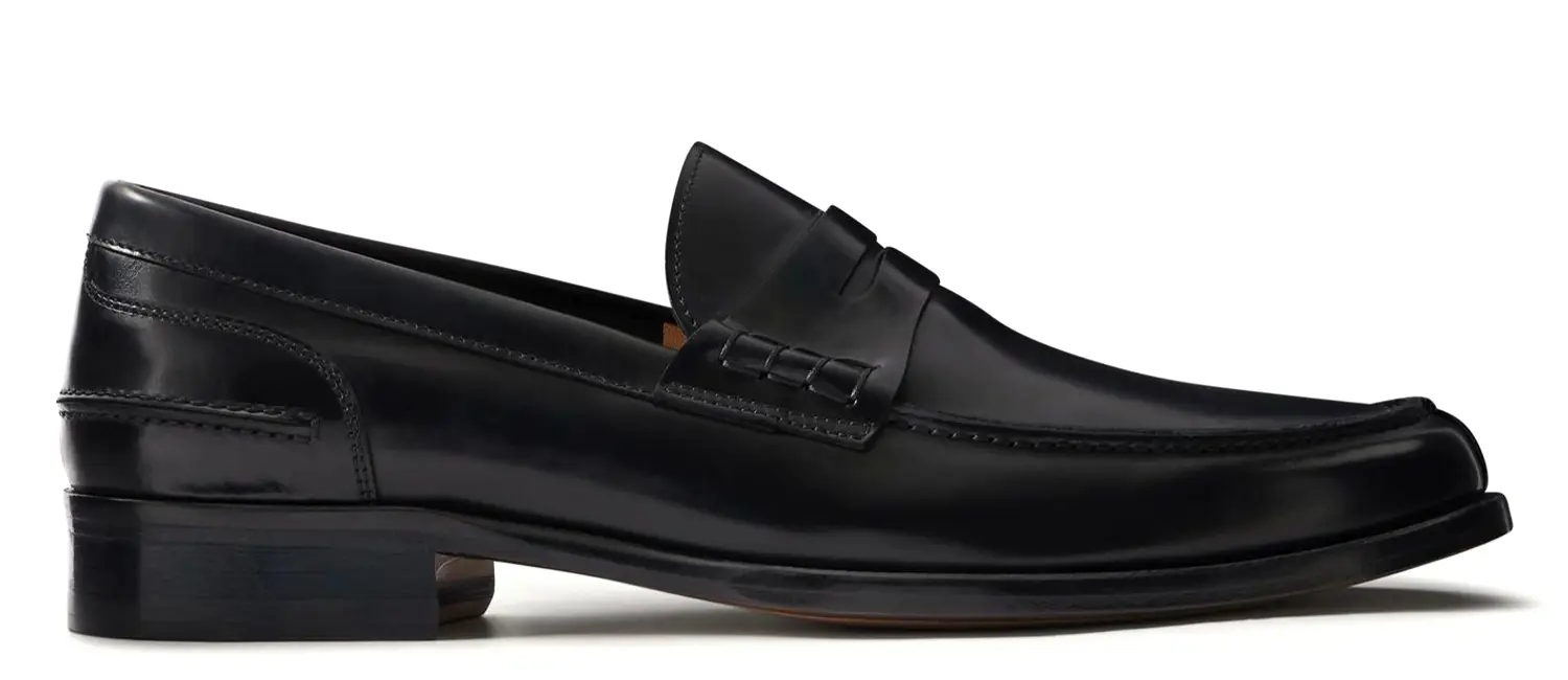 Mr P. Split-toe loafer