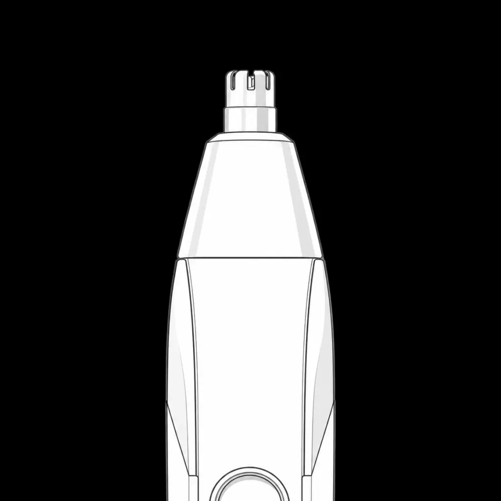 Noise hair trimmer illustration