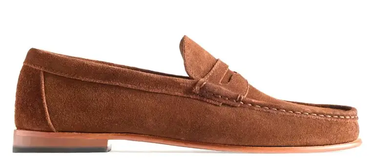 Suede loafer