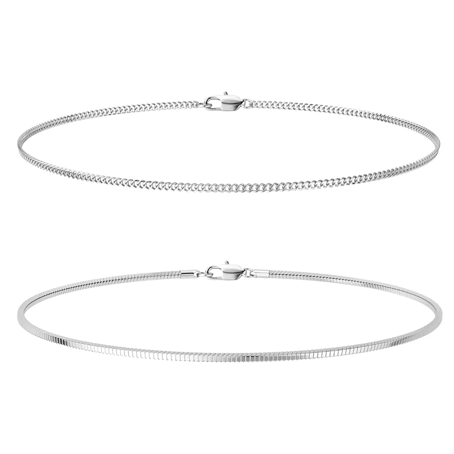 Risamil silver bracelet set