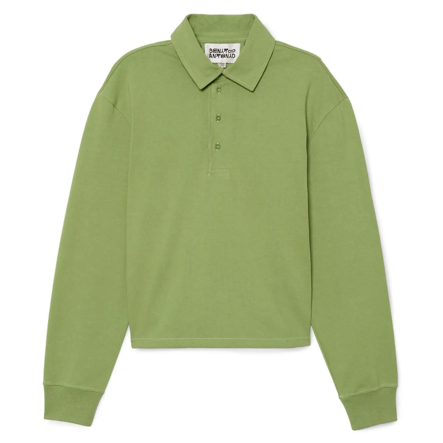 ZARA Cropped cotton polo