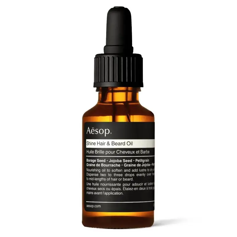 Shine hair and beard oil