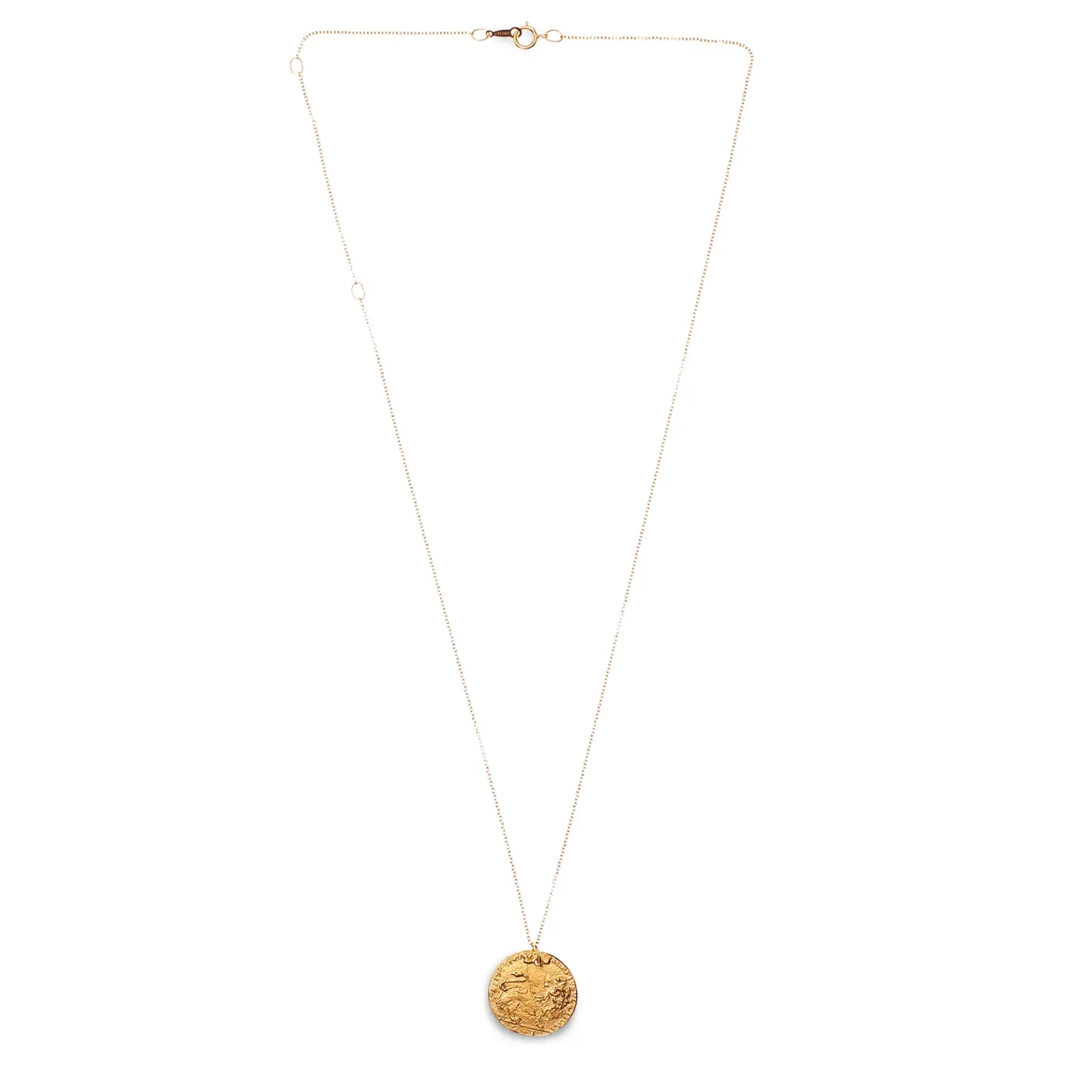 Aligheri leon medallion necklace