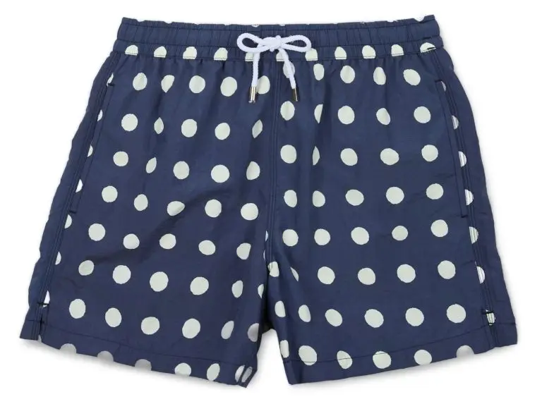 Polka dot swim short