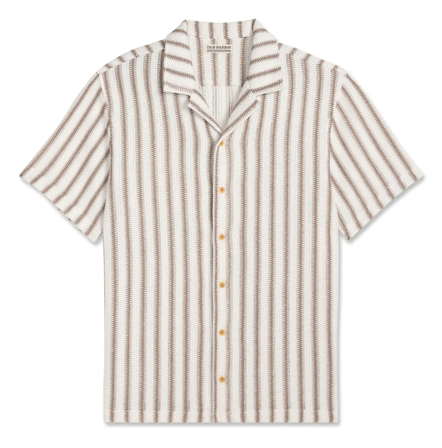 Fair harbor waveloom crochet shirt