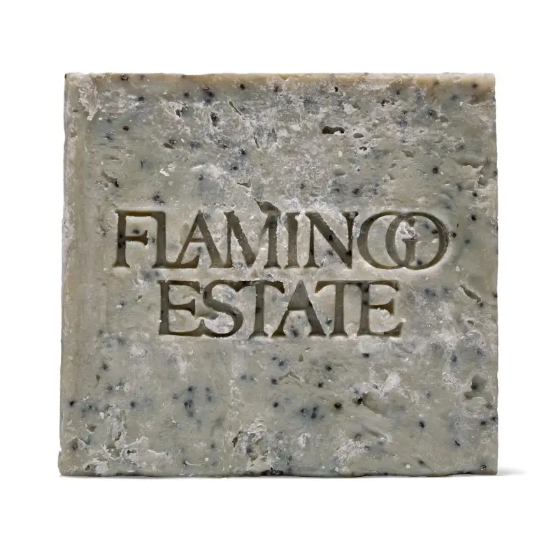 Exfoliating mint soap