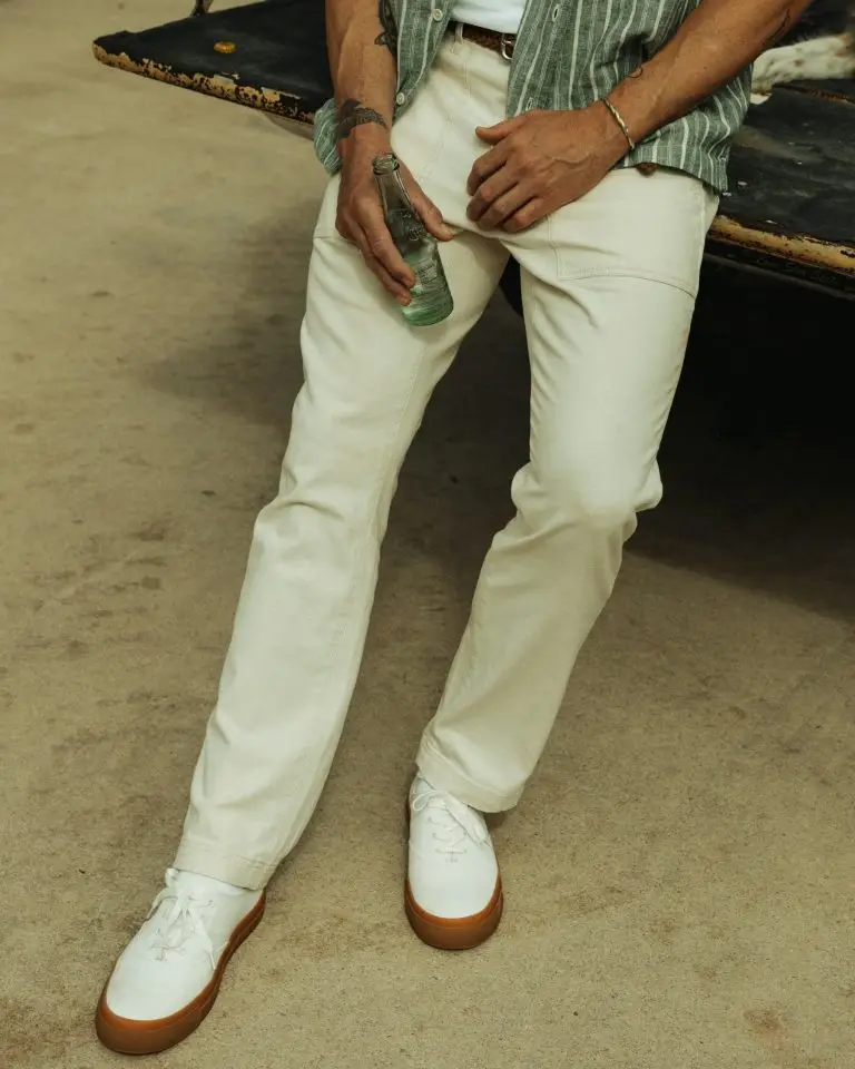 Cotton-Linen Baker Pant