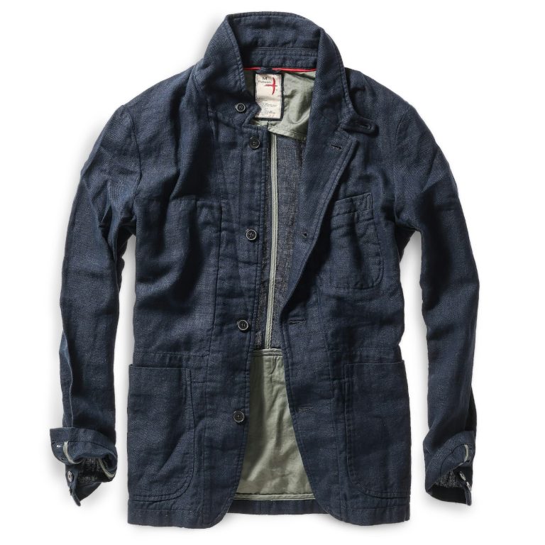 Tropical Trap Linen Blazer