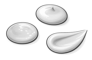 Sunless tanner illustration