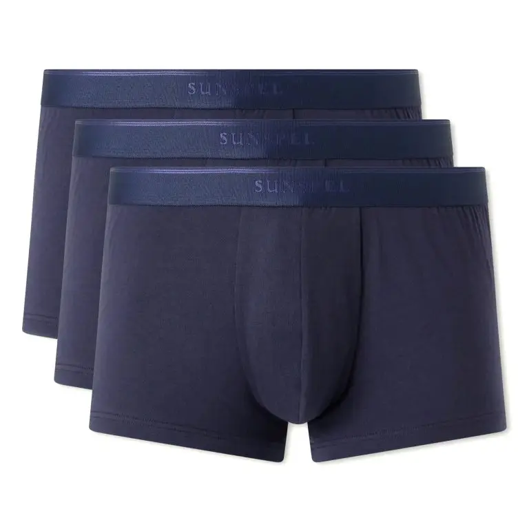Sunspel - Three-Pack Stretch Cotton-Blend Jersey Boxer Briefs - Men - Blue - XXL