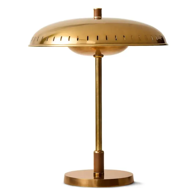 Todd Snyder x CB2 Atelier aged brass lamp