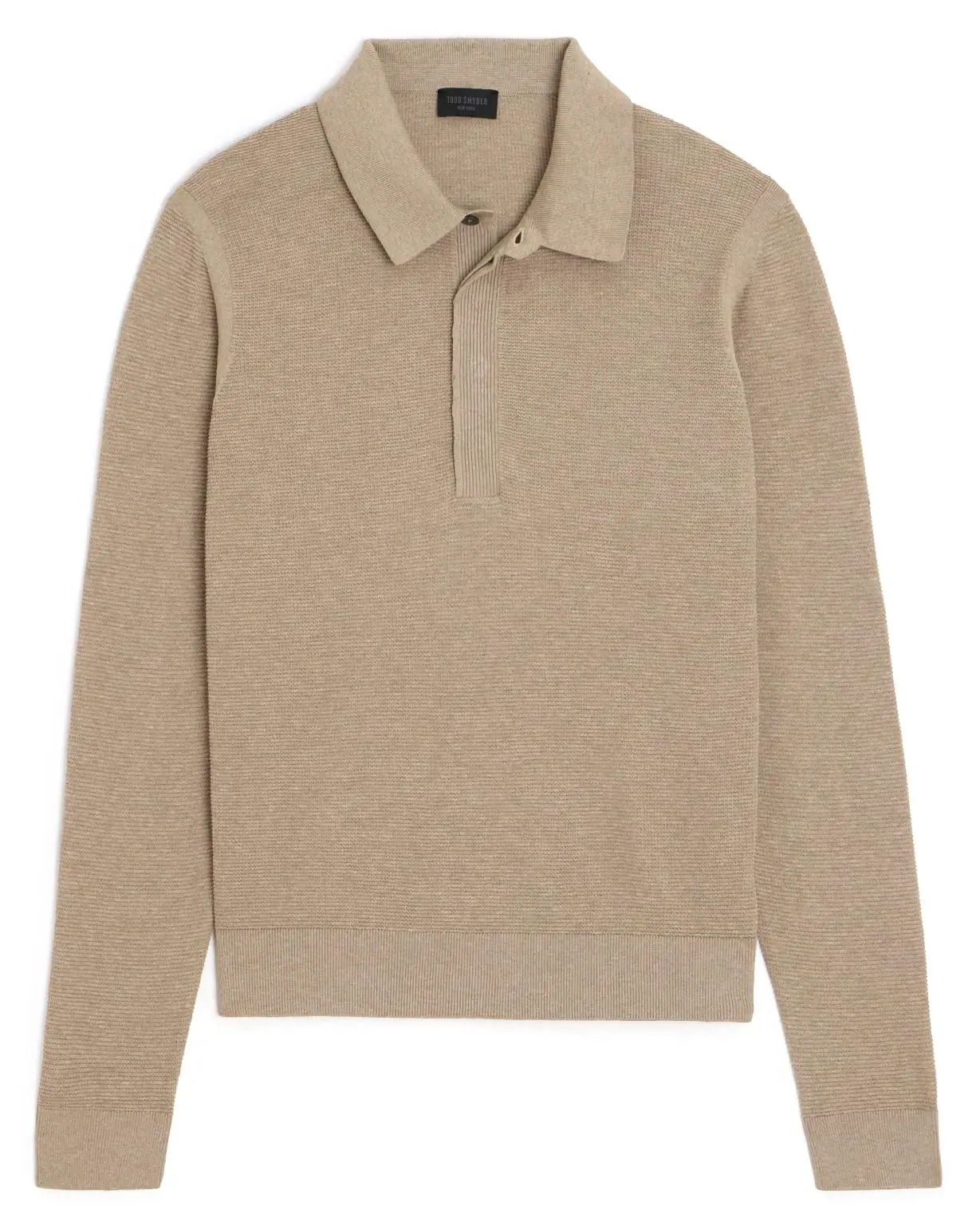 Todd snyder cotton silk knit polo