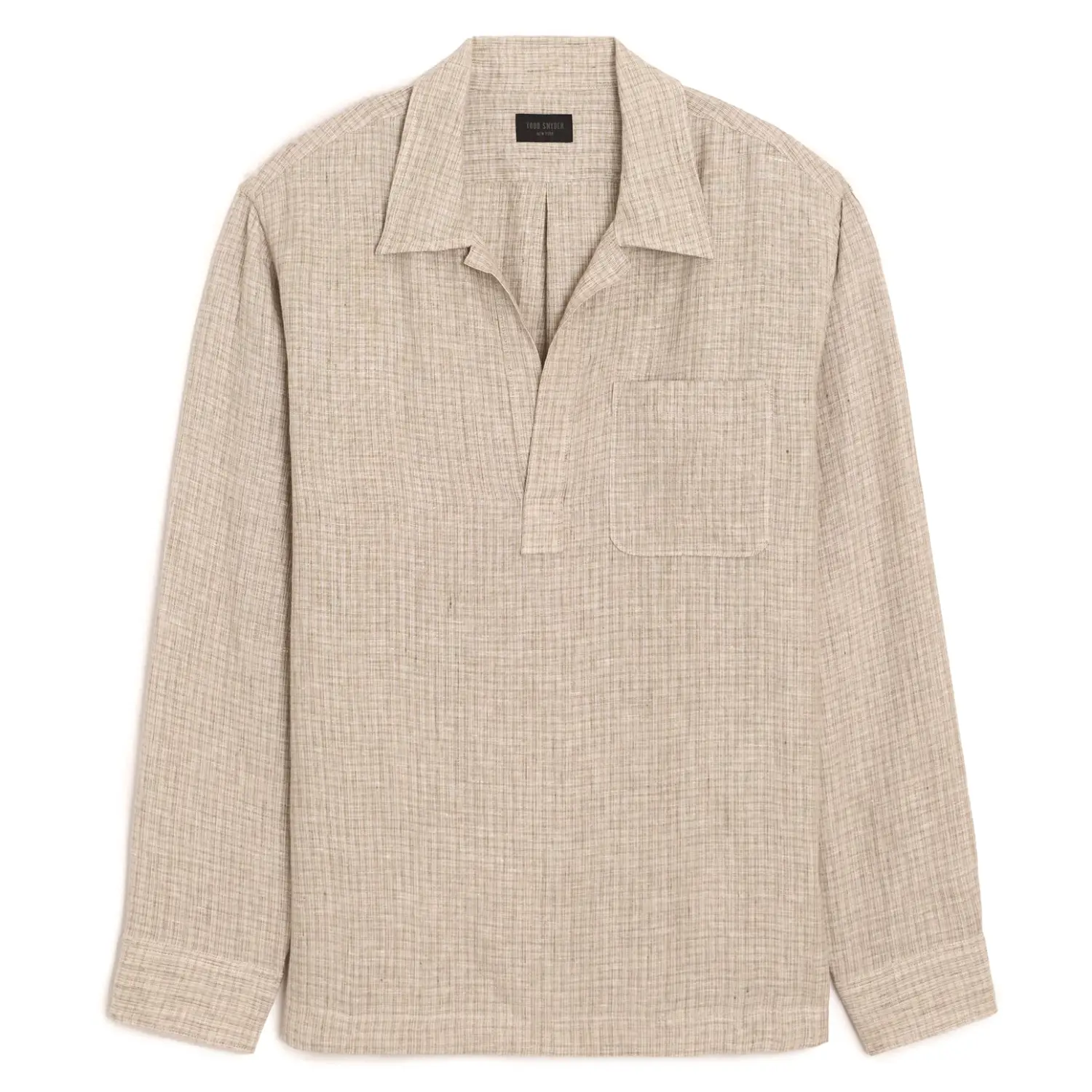 Todd snyder linen popover shirt