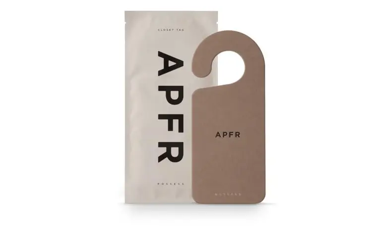 APFR Oakmoss & Amber fragrance tag