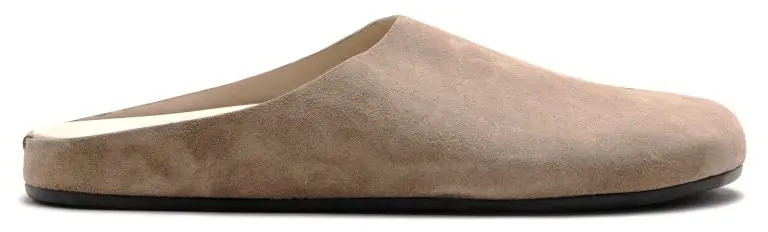 Suede clog