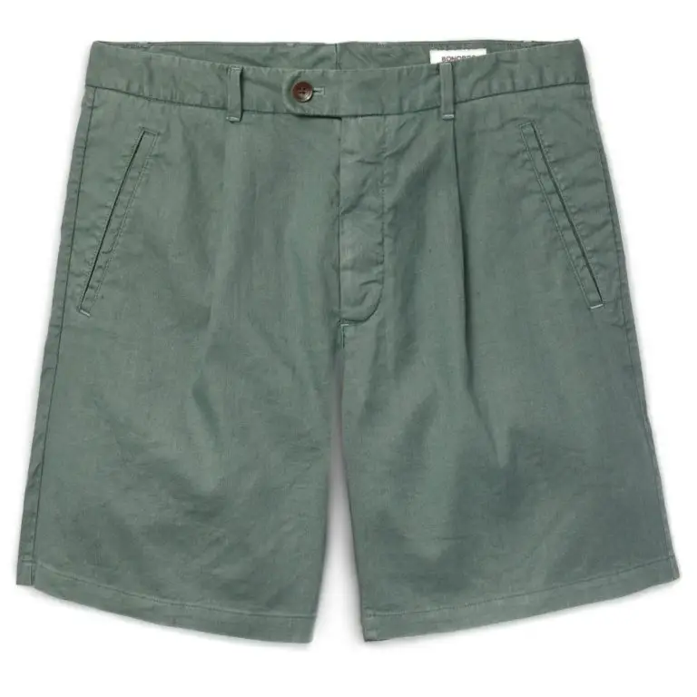 Linen pleated short