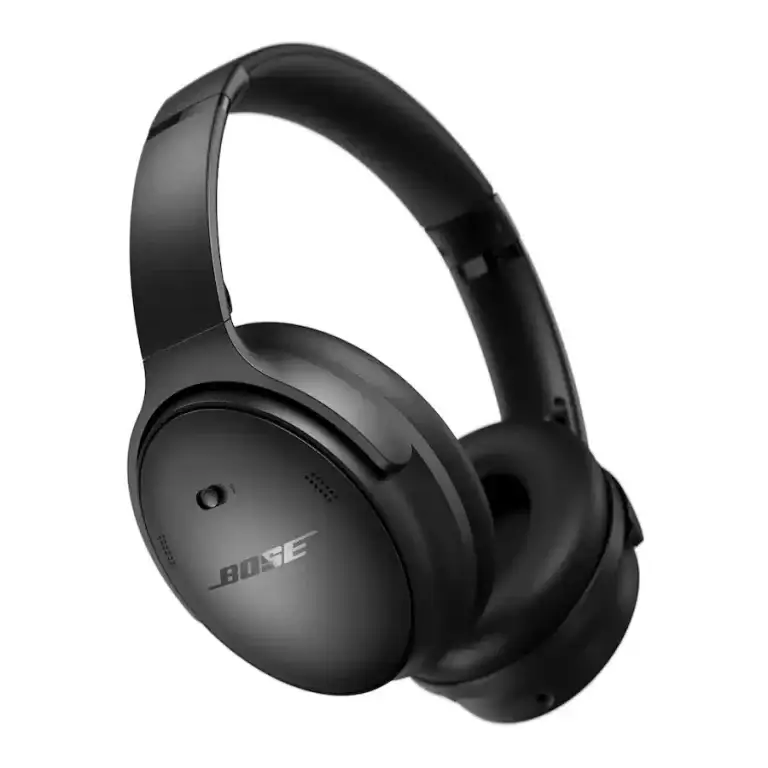 Bose QuietComfort Headphones - Wireless Bluetooth Headphones, Active Over Ear Noise Cancelling and Mic, USB-C Charging, Deep Bass, Up to 24 Hours of Playtime, Black