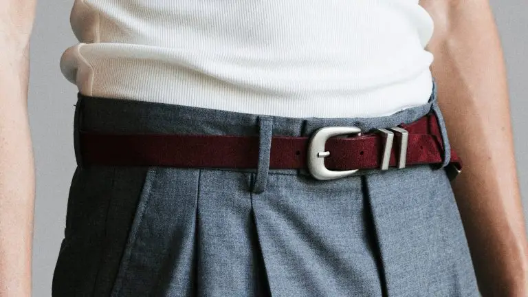 Wilshire suede belt