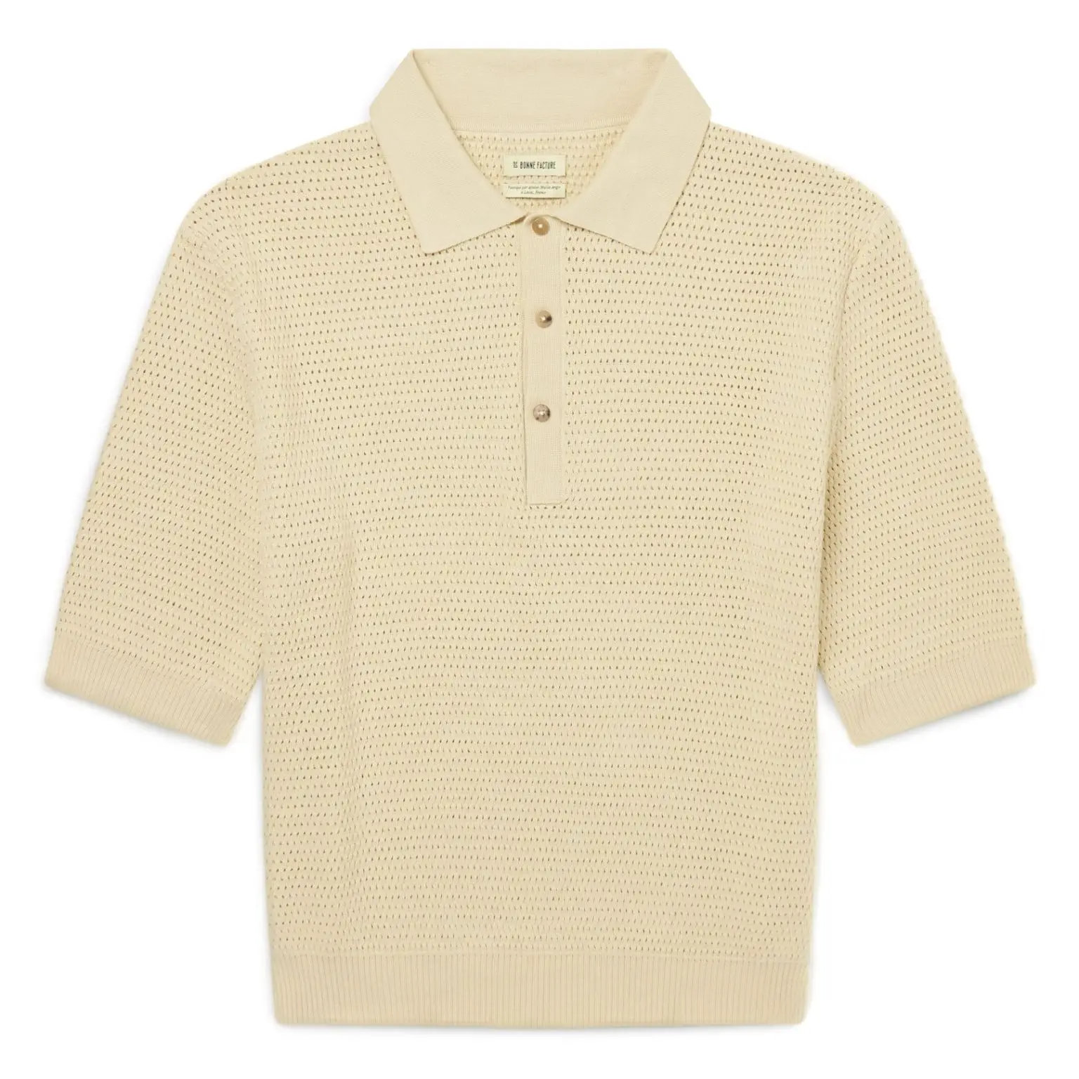 De bonne facture knit polo
