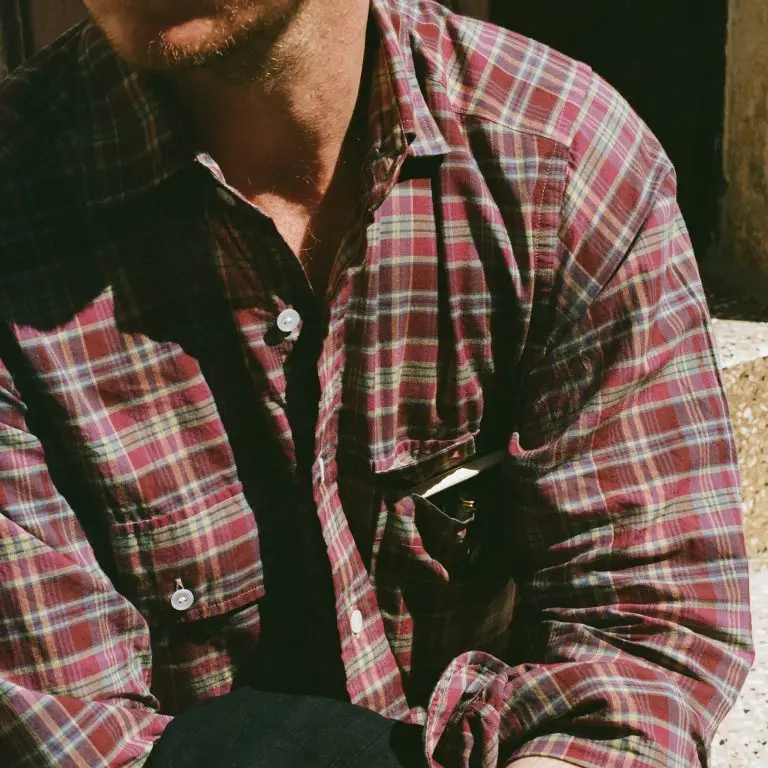 Madras work shirt