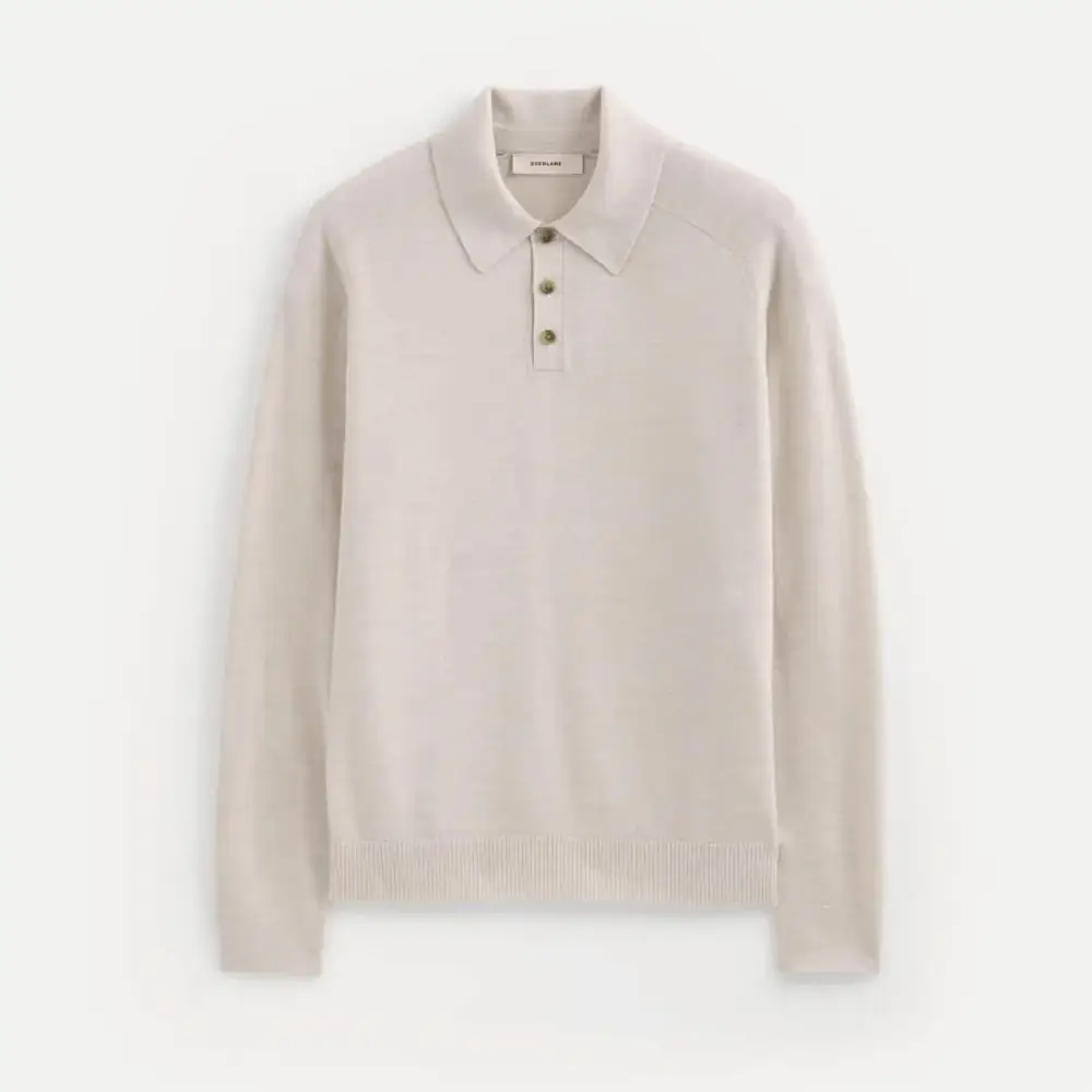 Everlane ultrasoft polo sweater