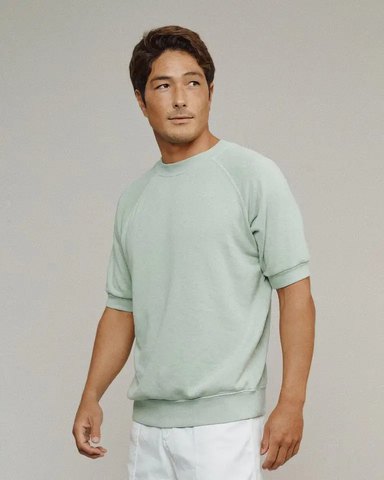 Raglan fleece sweatshirt