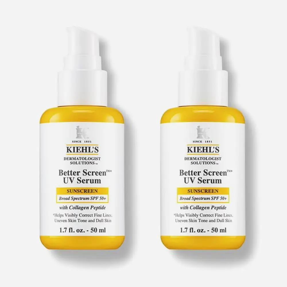 Kiehl's Better Screen UV serum sunscreen with collagen peptides