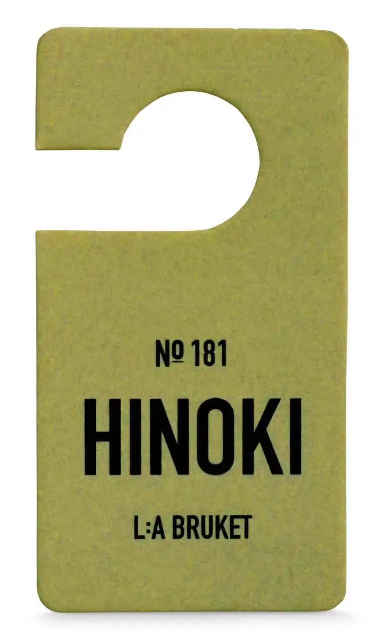 Hinoki fragrance tag
