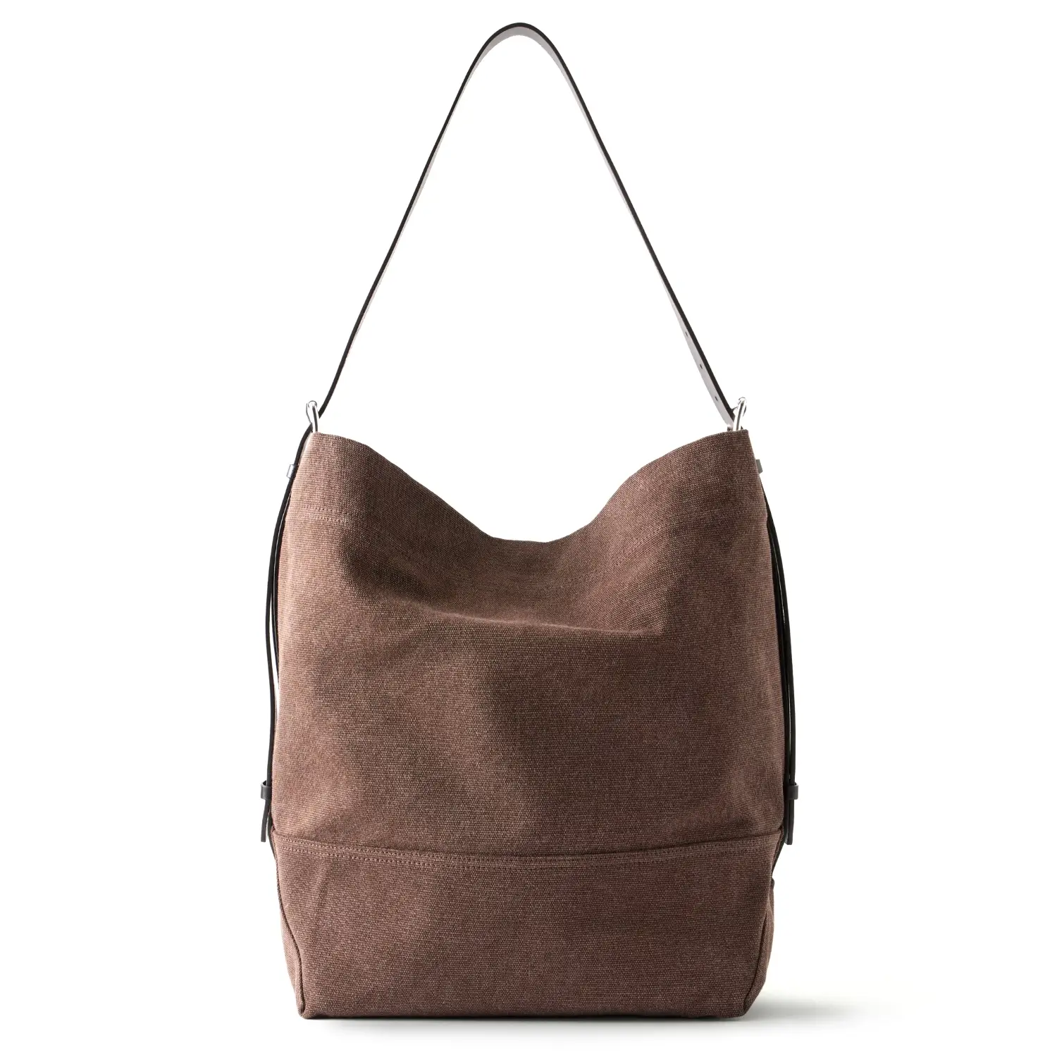 Lemaire Leather-trimmed tote bag