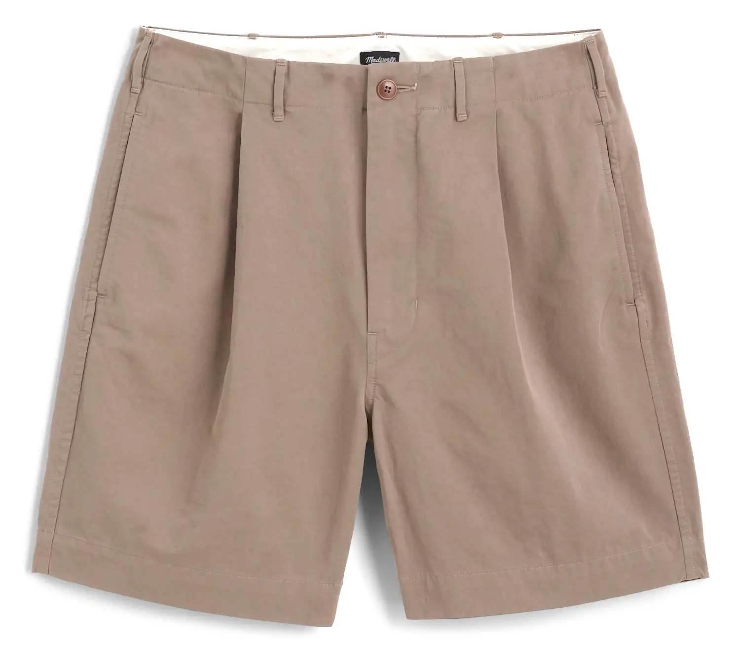 Madewell pleated chino short
