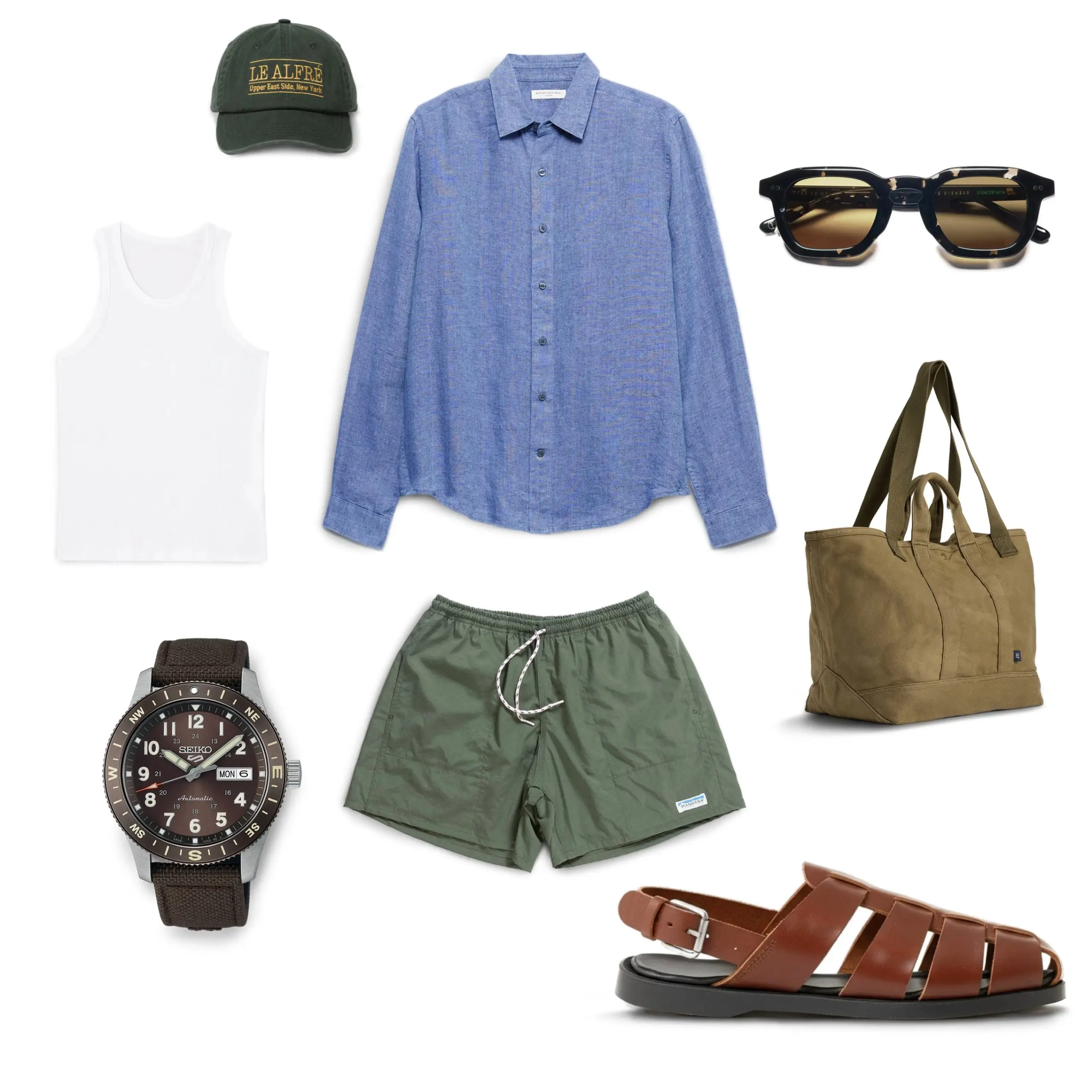 Mens summer heatwave outfit products