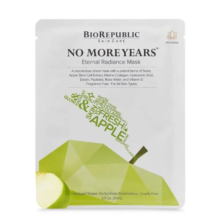 No More Years Eternal Radiance sheet mask
