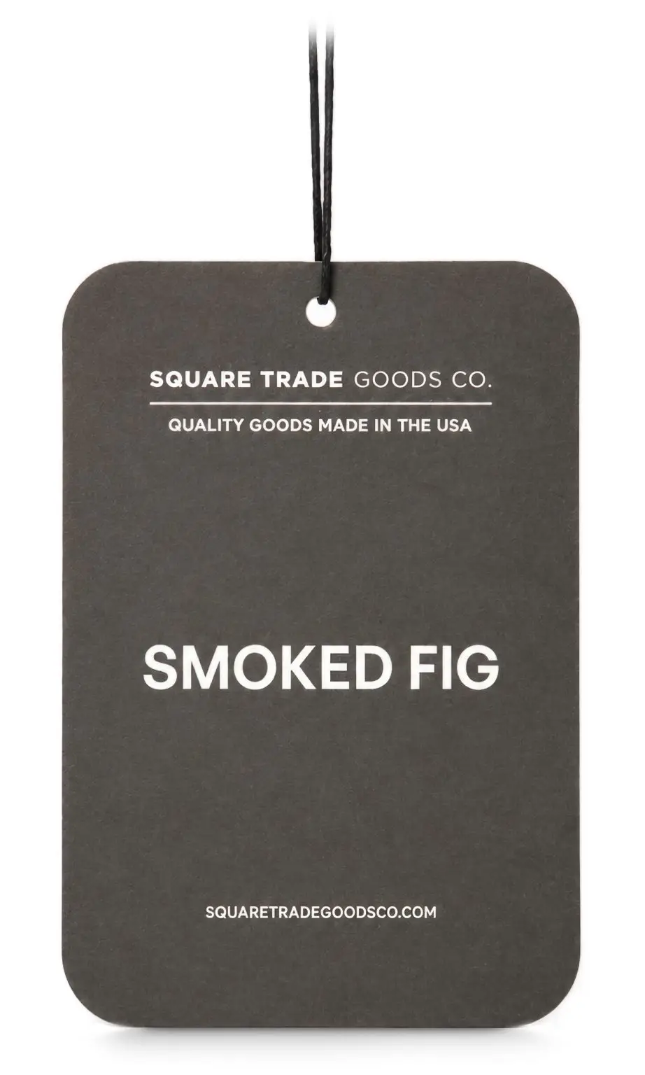 Square Trade Co. Smoked fig fragrance tag