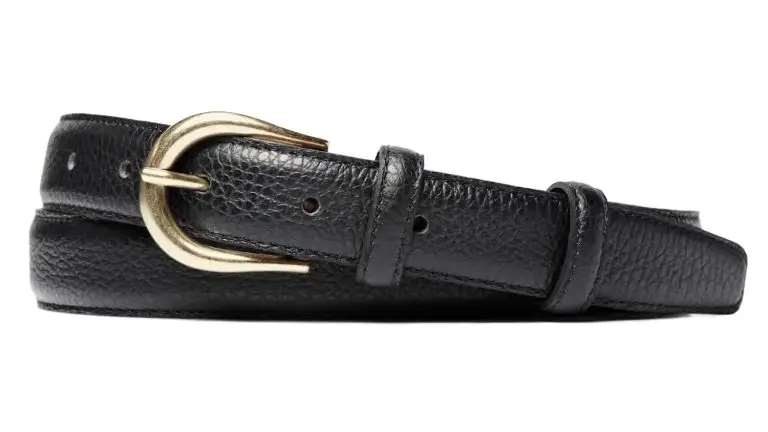 Italian leather belt