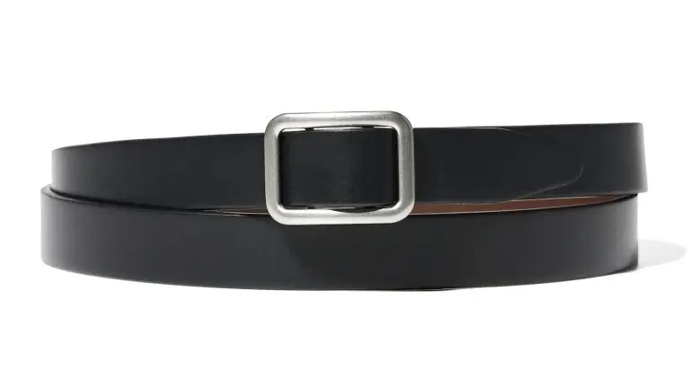 Reversible slim belt