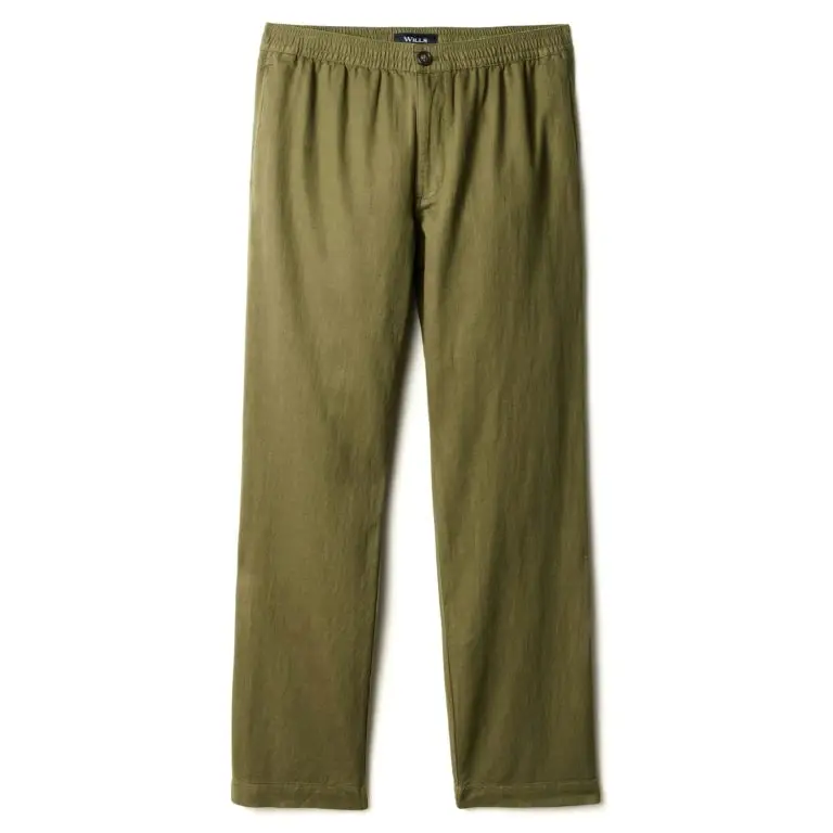 Cotton-Linen Drawstring Pant
