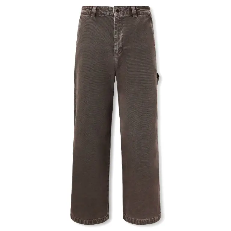 A.P.C. - Dan Carpenter Wide-Leg Cotton-Canvas Trousers - Men - Brown - IT 54