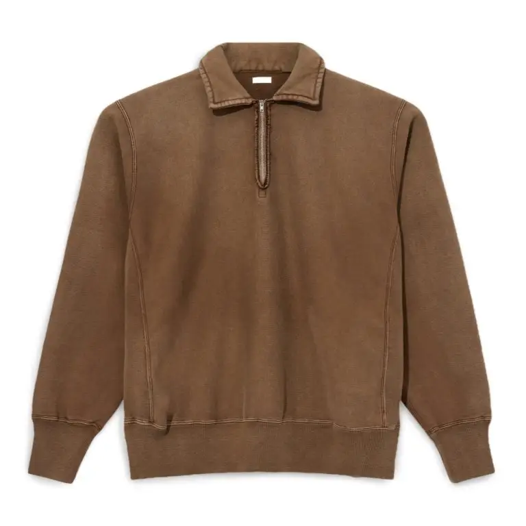 A.PRESSE Retro half-zip sweatshirt