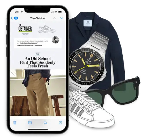 The Obtainer men's shopping and style newsletter