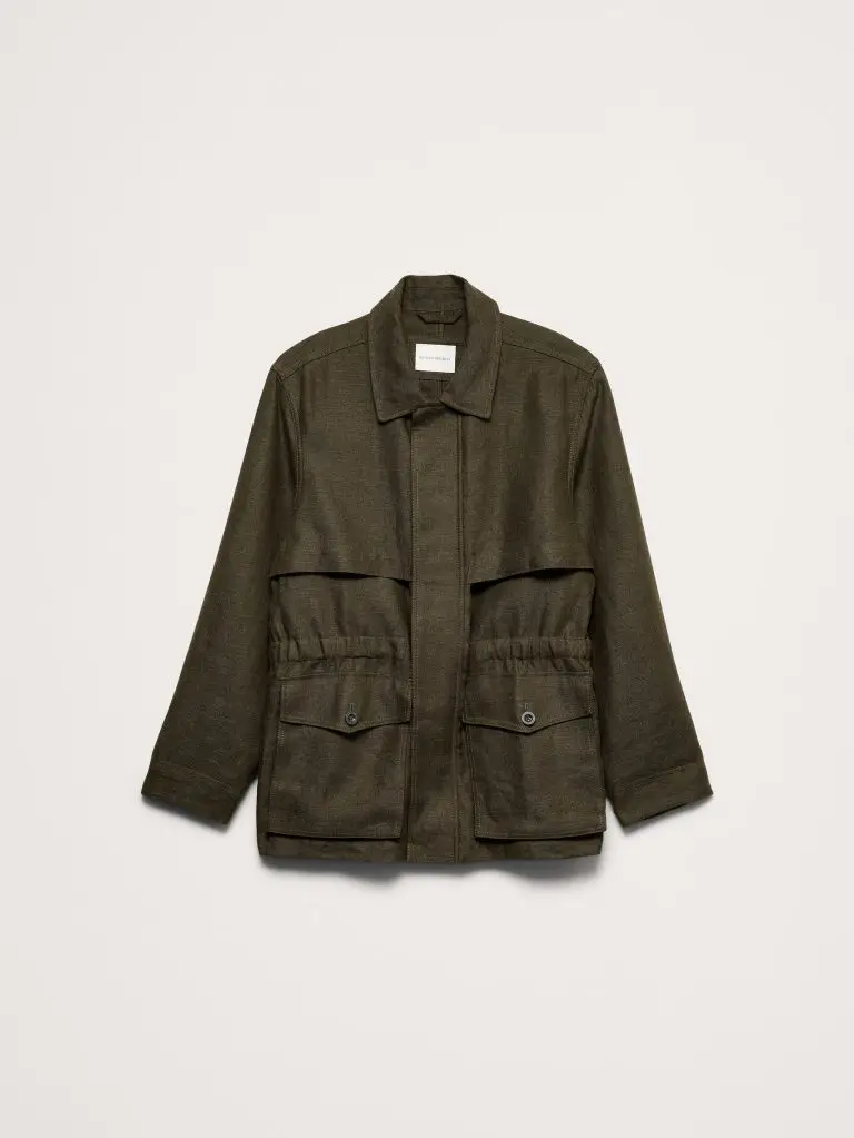 Linen canvas Utility jacket