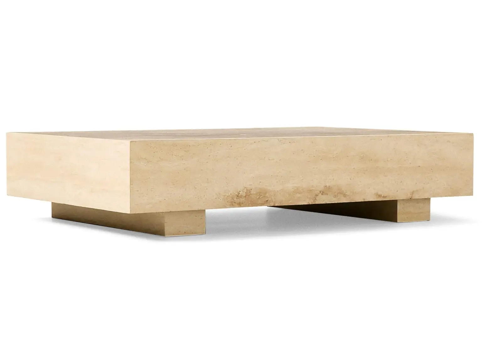 Cb2 enyo travertine coffee table