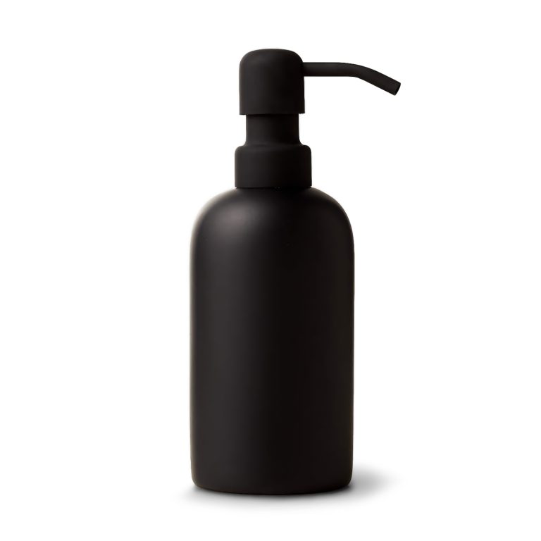 Rubber-coated soap pump