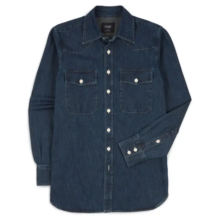 Indigo Western shirt