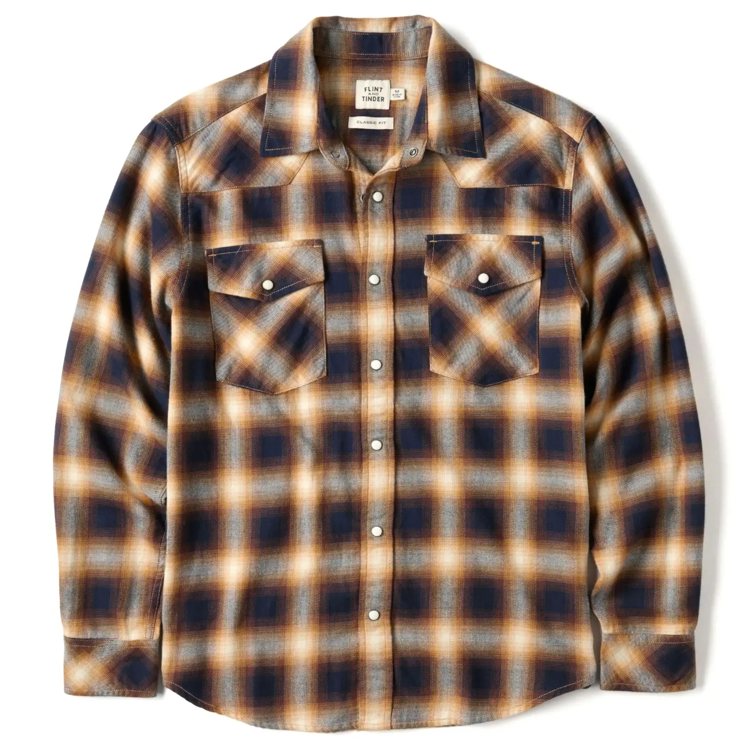 Flint and tinder shadow plaid shirt
