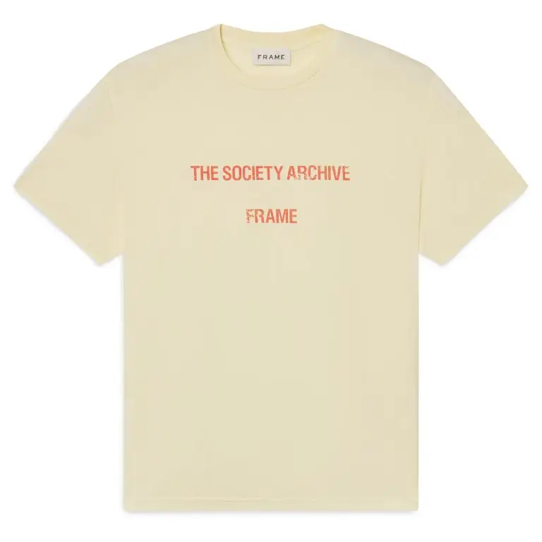 Frame x Society Archive Vintage print T-shirt
