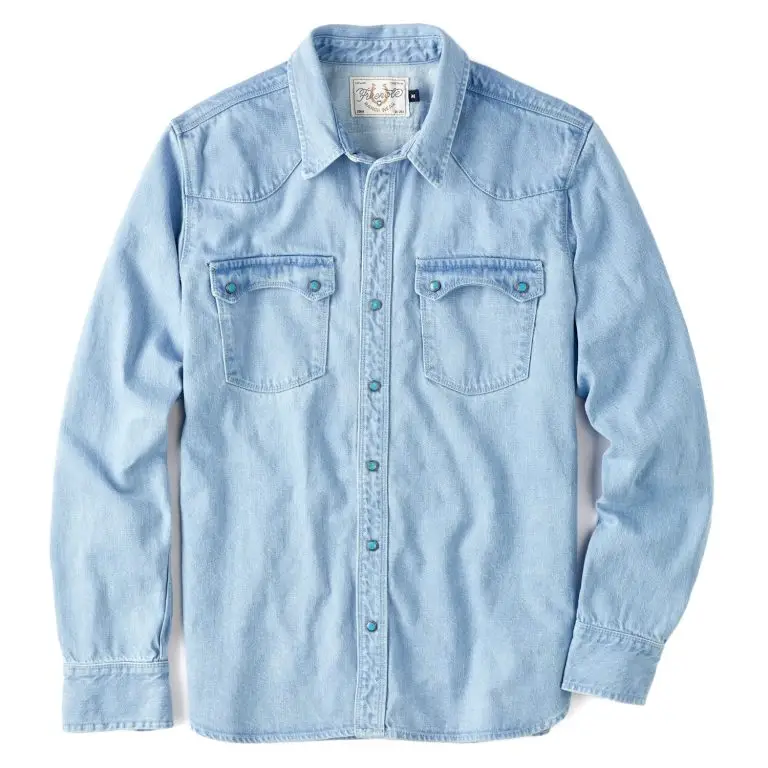 Modern Western Denim Shirt