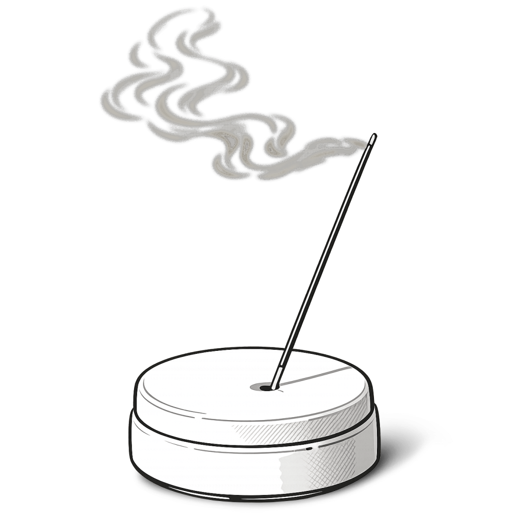 Incense burner illustration